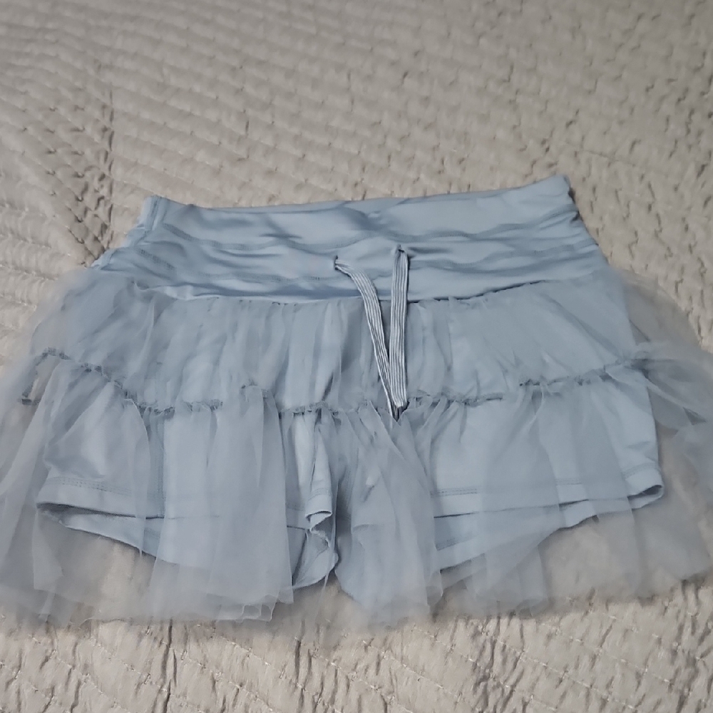 Light Blue Tulle Skirt